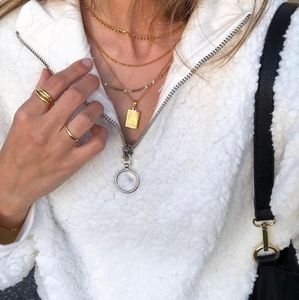 Only worn once sherpa pullover